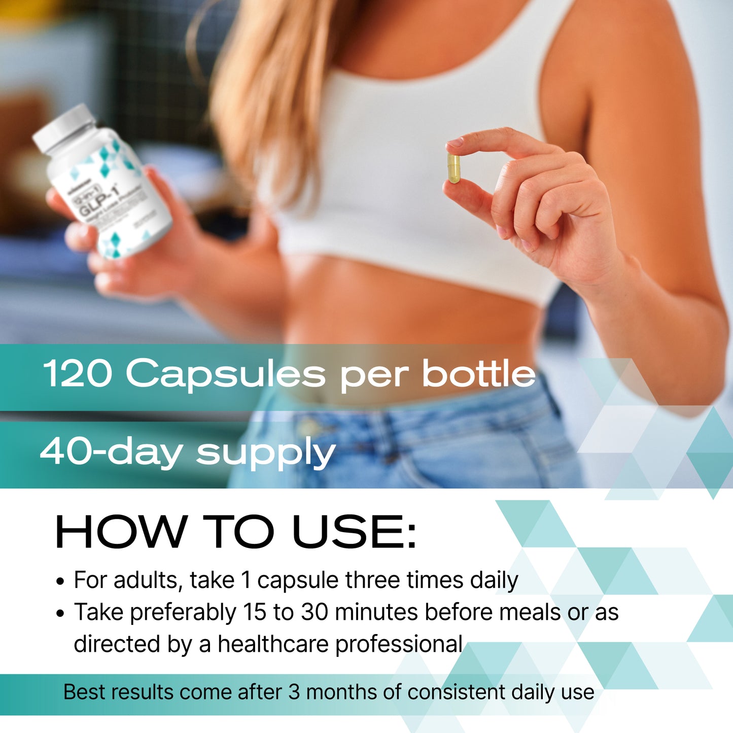 MuseBeam GLP-1 Probiotic Weight Loss Support Supplement