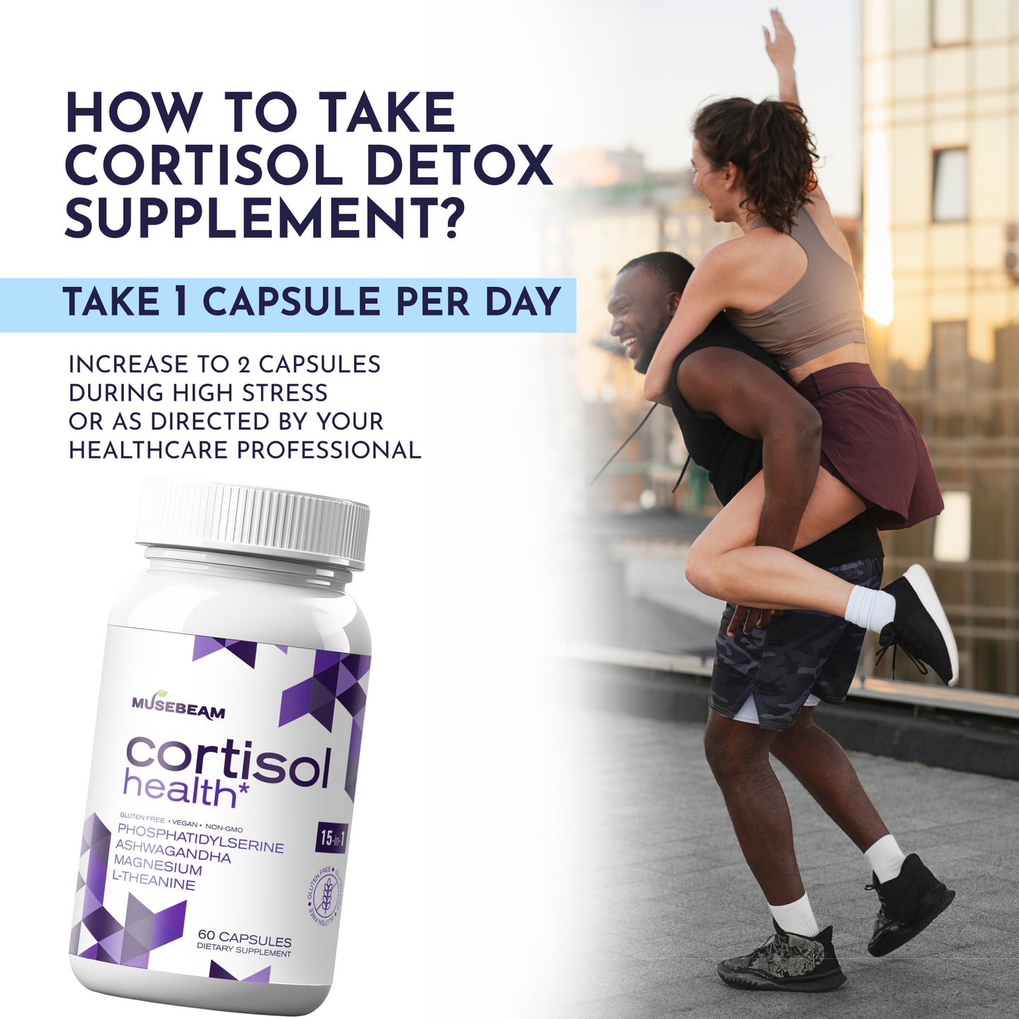 MuseBeam Cortisol Detox Supplement