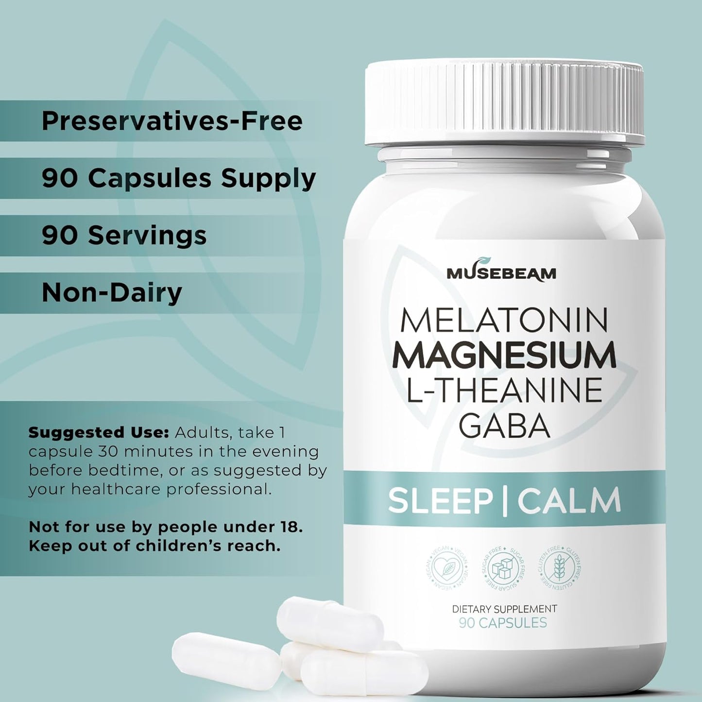 MuseBeam Sleep Magnesium Capsule