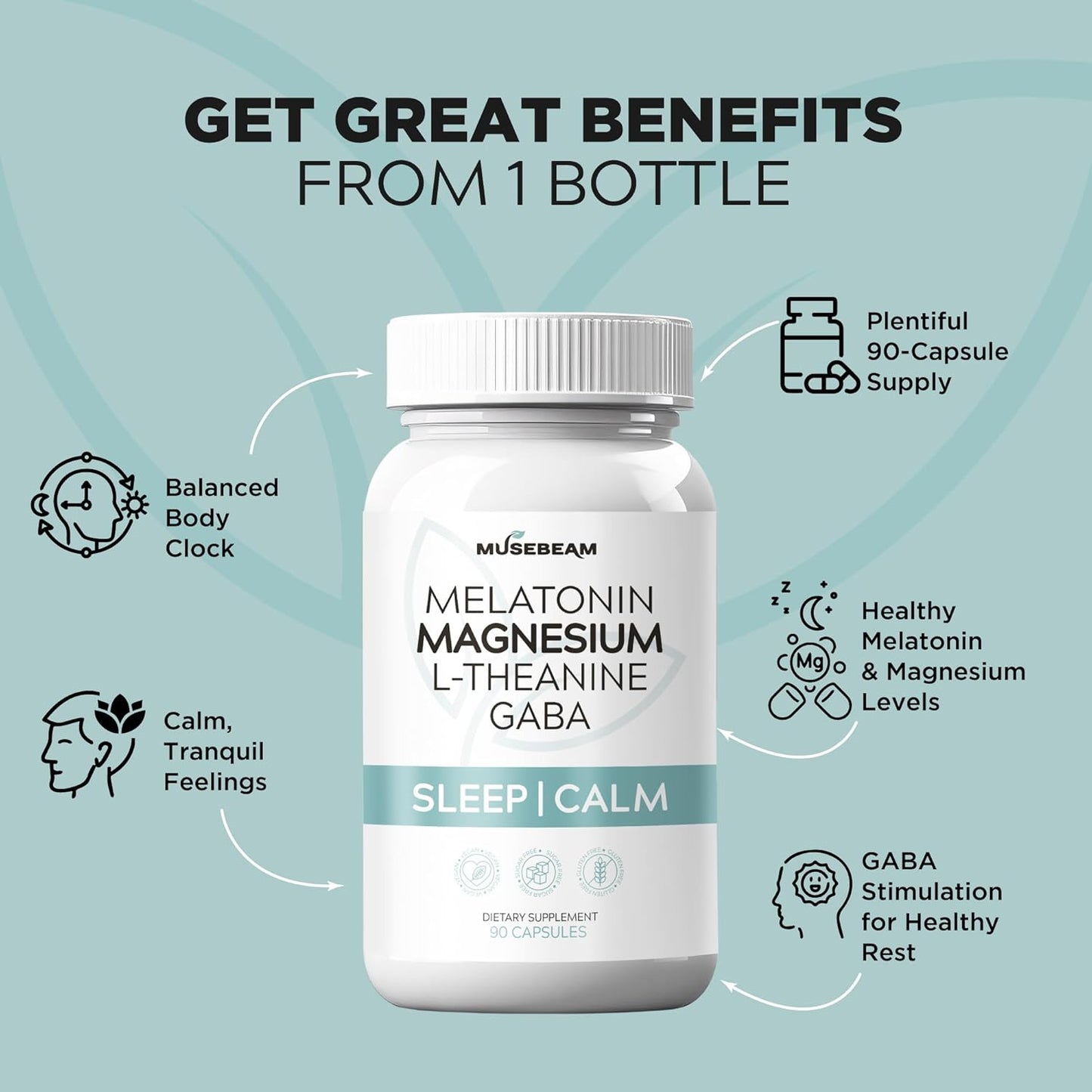 MuseBeam Sleep Magnesium Capsule