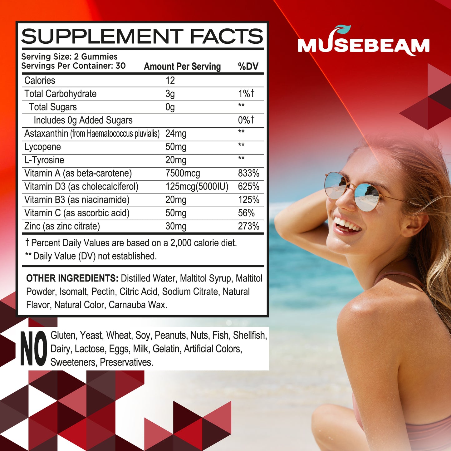 MuseBeam Tanning Gummies