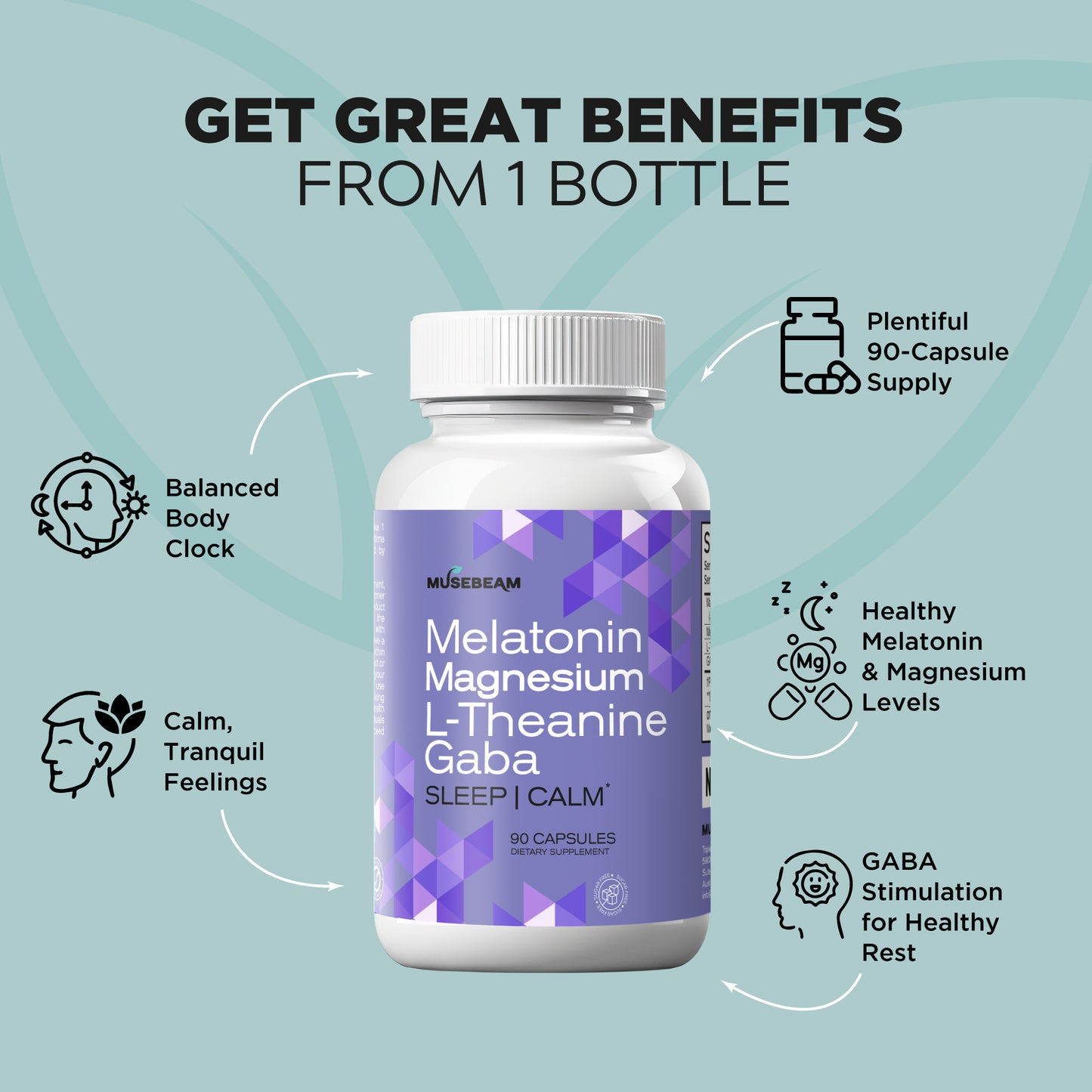 MuseBeam Sleep Magnesium Capsule