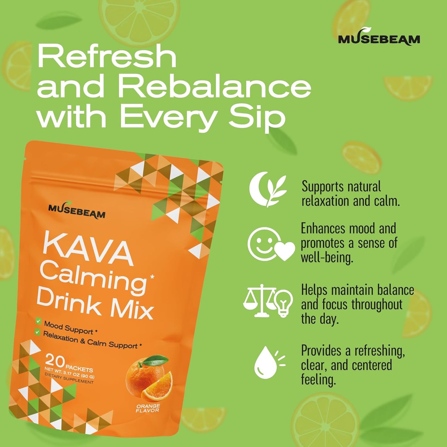 MuseBeam Kava Calming Drink Mix