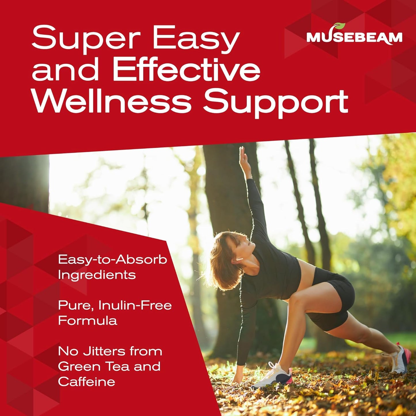 MuseBeam Berberine HCL Magnesium Glycinate Supplement