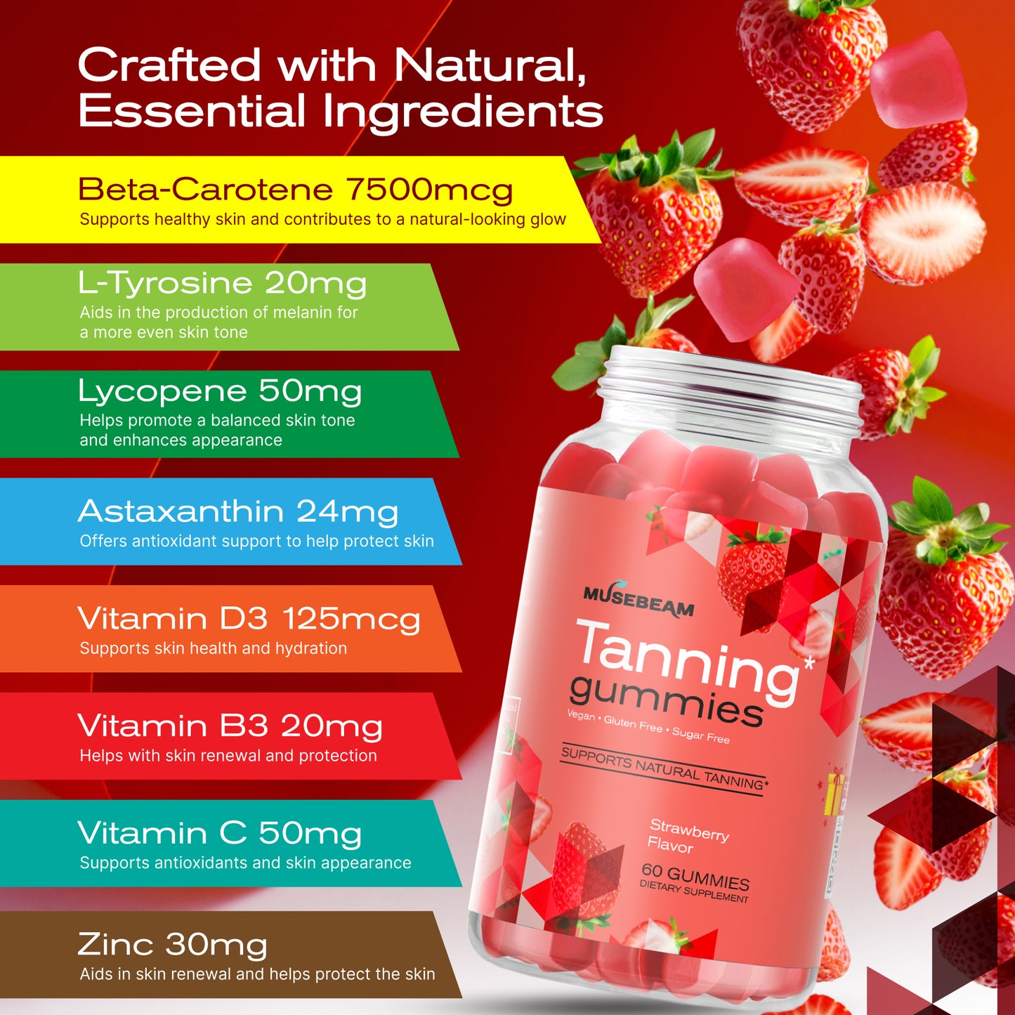 MuseBeam Tanning Gummies