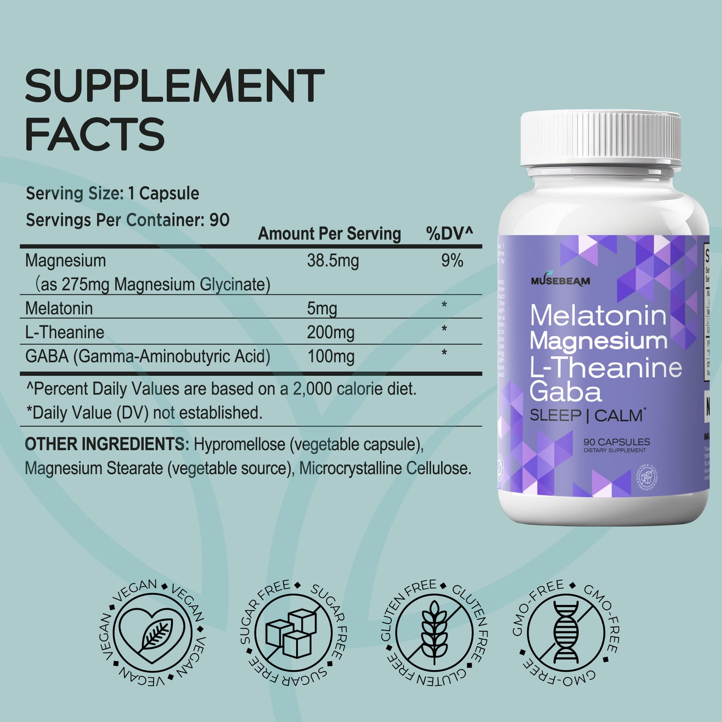 MuseBeam Sleep Magnesium Capsule