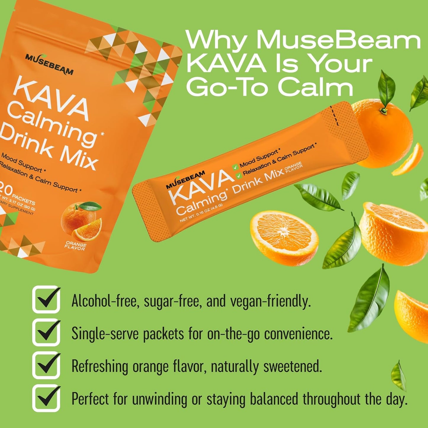 MuseBeam Kava Calming Drink Mix