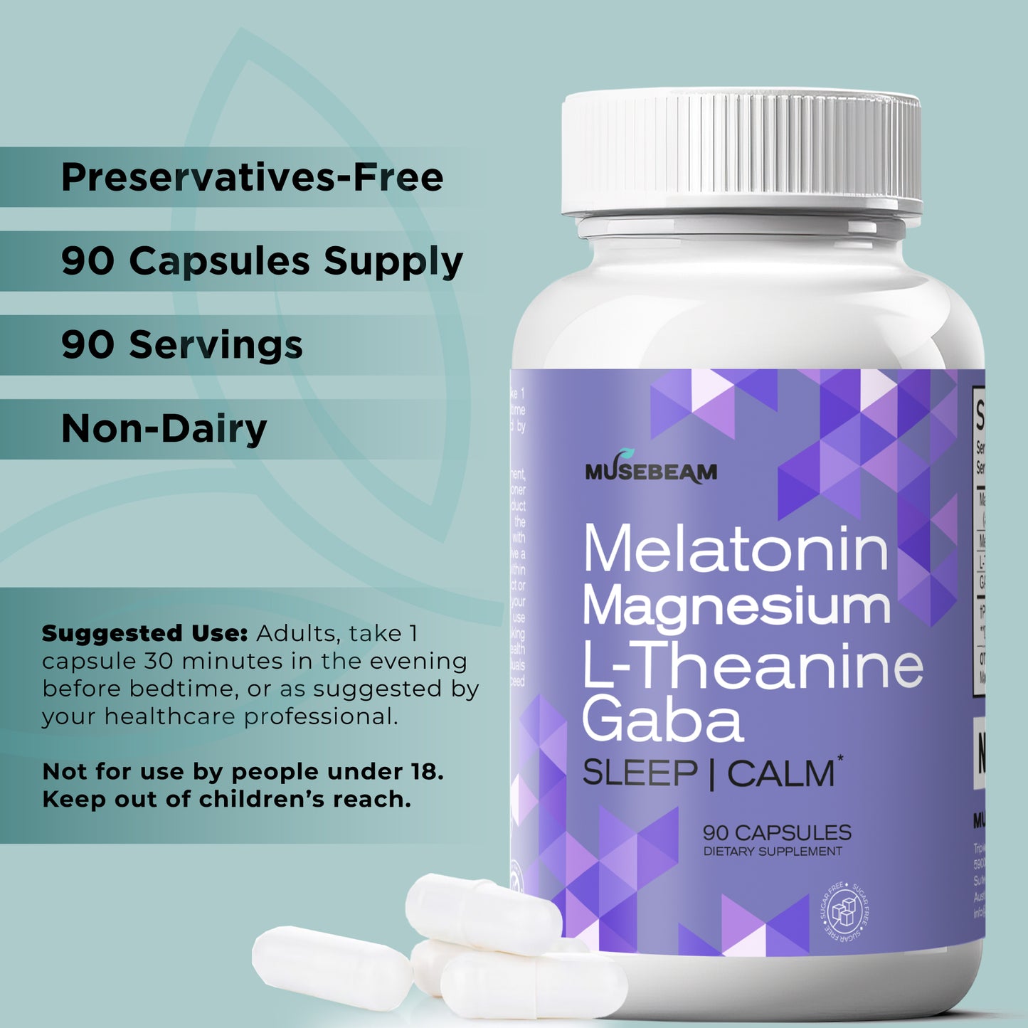 MuseBeam Sleep Magnesium Capsule