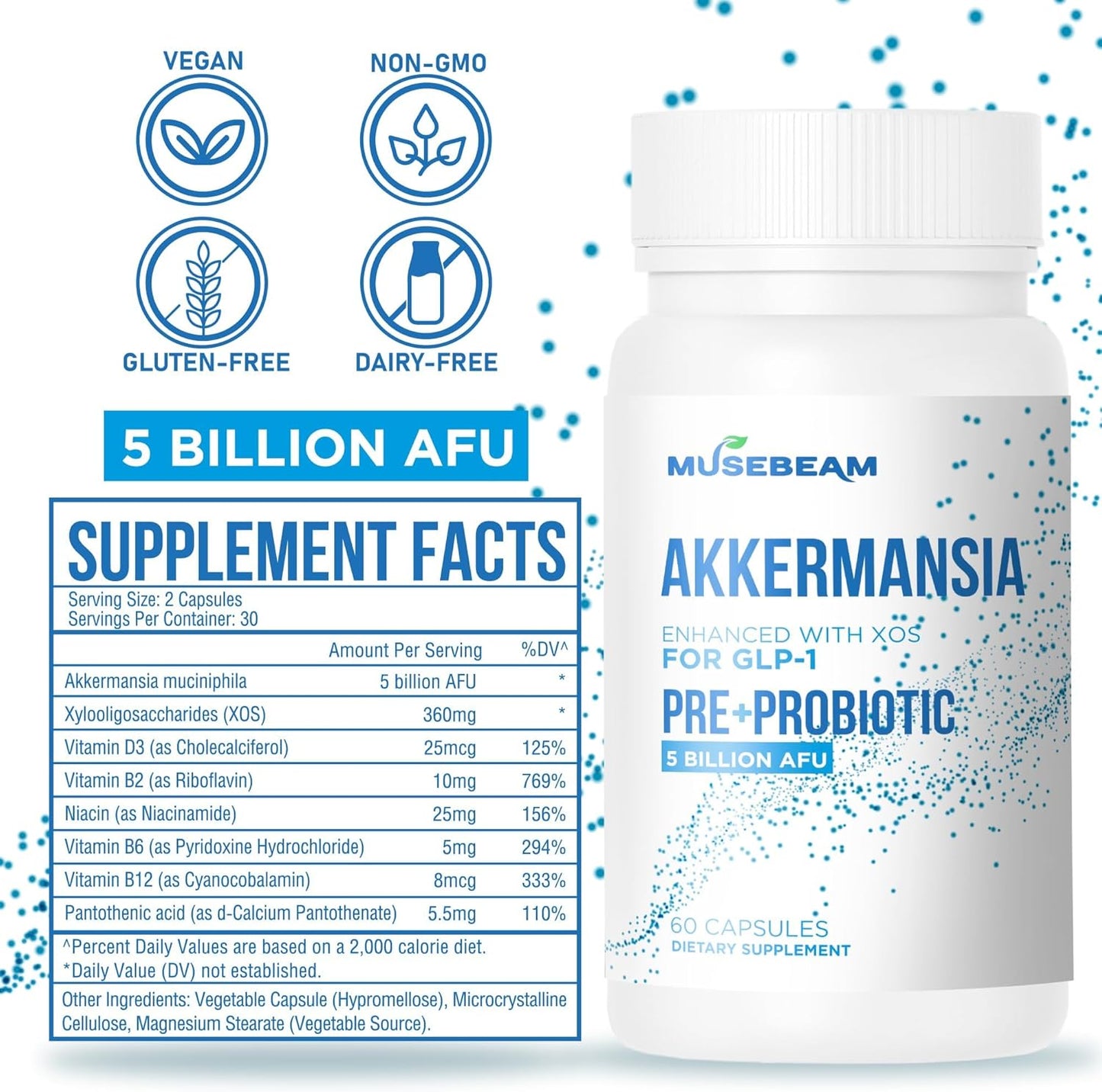 MuseBeam Akkermansia Muciniphila Capsule